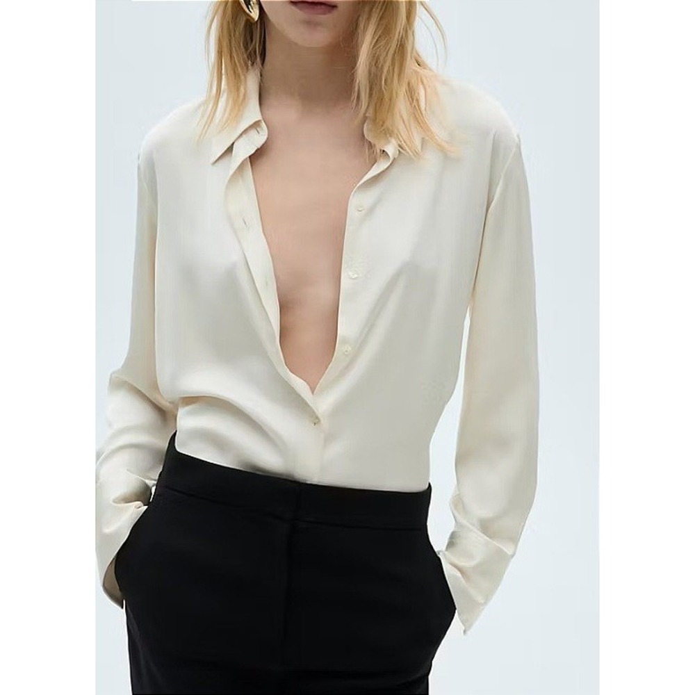 NWT Mango Women's Wide leg Suit Trousers Black Size 12 Professional Mid Rise - Picture 5 of 16